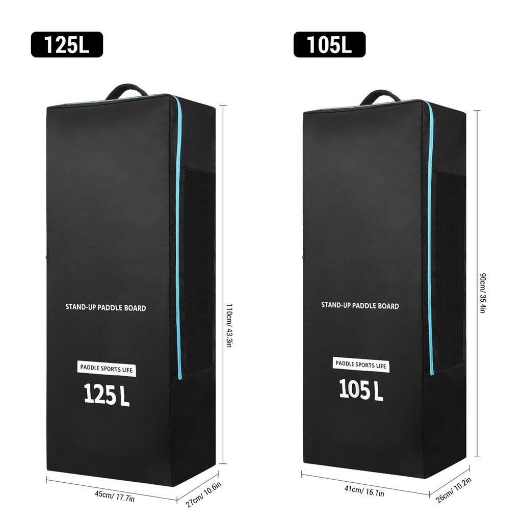 125L Inflatable Paddleboard Bag SUP Board Bag Surfboard Backpack Stand Up Board Shoulder Backpack