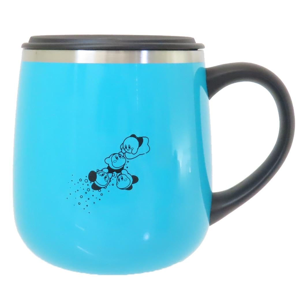 

Kirby of the Stars Kirby Play with Waddle Dee Stainless Steel Mug with Lid