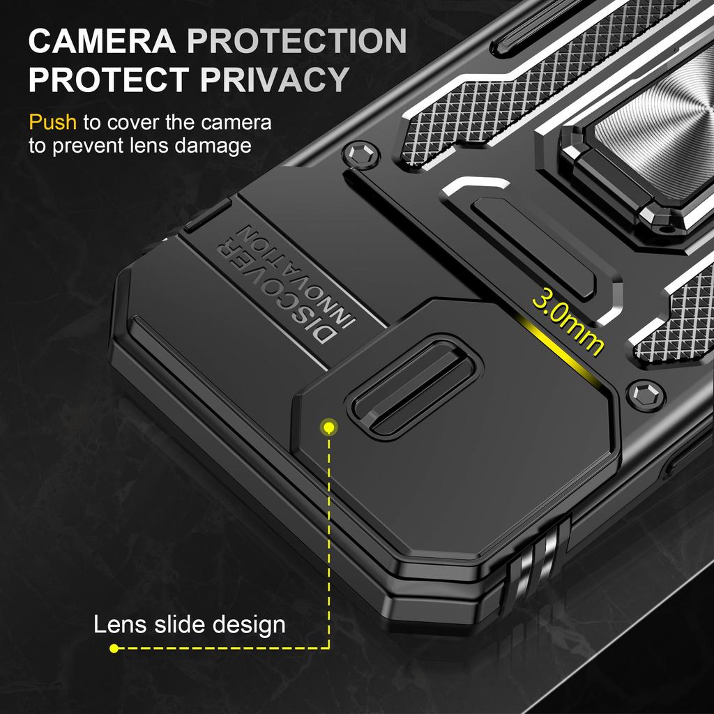 Luxury Shockproof Hybrid Rugged Hard Case Holder Phone Back Cover For Cell Phones