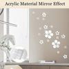 18 pieces set - Mirror Sticker - Wall Stickers - Mirror Wall Decoration - Stick-on Mirrors - Wall Mirror - Impact-resistant Acrylic Mirror Sheet - St