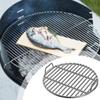 40cm Round Grilling Grates Replacement Stainless Steel With Handle BBQ Grills Mesh Straight-Bar Design Outdoor Camping Party