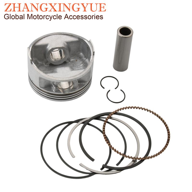 61mm Piston Kit For SYM HD2 HD200 GTS200 Joyride 200 EVO 13101-HLA-000 13010-HLA-000 Engine Parts