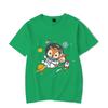 Nouveau T-shirt Hip Hop d'été Homme Femme imprimé écureuil de l'espace Harajuku T-shirts manches courtes femme homme marque T-shirts hauts surdimensionnés