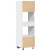 Microwave Built in Cabinet Lyon Concrete Grey 60 x 57 x 207 cm Particleboard