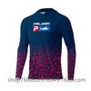 Mens Quick-Dry Ice Silk Fishing Shirt UPF 50 Long Sleeve Hooded Sun Protection Top Lightweight Outdoor Apparel