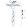 Stainless Steel Dog Needle Row Comb Double Row Dog Hair Fur Shedding Remove  For Dogs Puppy Cats