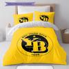 BSC Young Pattern Bedding,Quilt Set Quilt Cover Pillowcase Home Birthday Gift(1 * Duvet Cover + 2 * Pillowcase, Without Core)