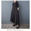 Spring and Summer Niche Ruffle Edge Dress, Loose Temperament Shirt, Long Skirt