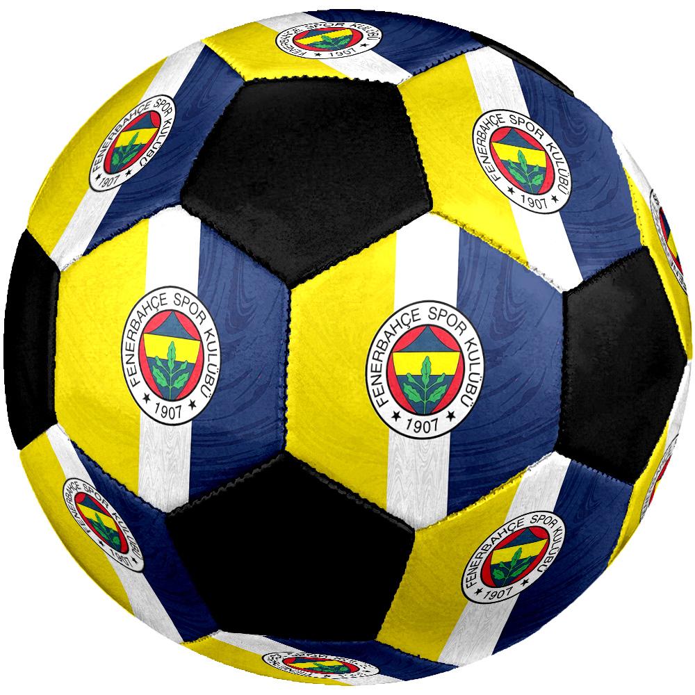 Fenerbahçe S.K Pallone da Calcio Colorato Per Tutte le Età Cucito a Macchina PVC Pronto per la Competizione Resistente Alto Rimbalzo.TAGLIA5