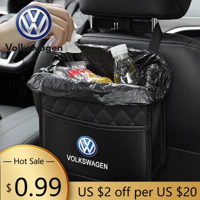 For VOLKSWAGEN VW Multifunctional Waterproof Foldable Car Trash Can Bag Sundries Storage Bag For Volkswagen Tiguan VW GTI TOURAN