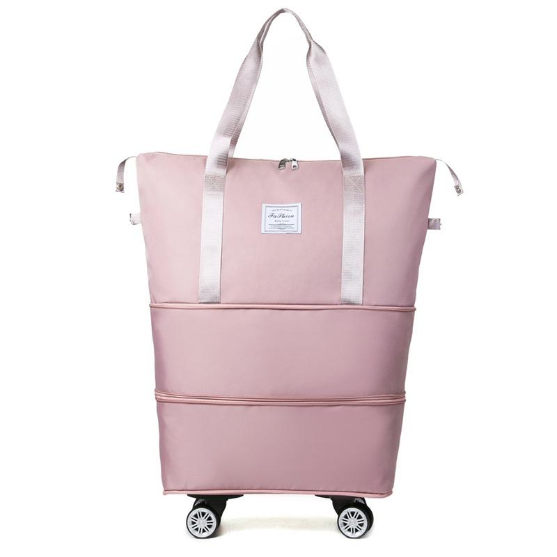 

Travel bag Large capacity duffel bag Roller Portable maternity accommodation storage bag Fitness swimming boarding Short trip large bag