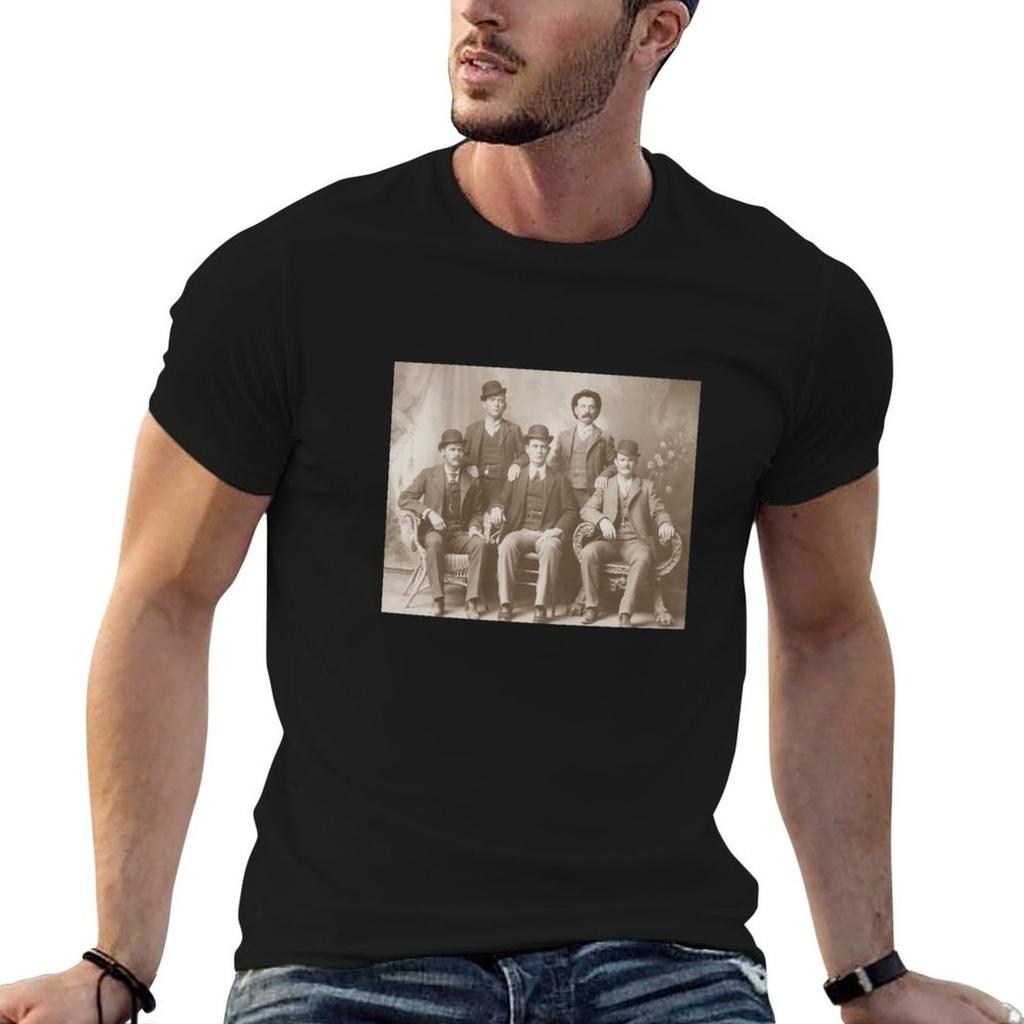Butch Cassidy Sundance Kid Wild Bunch Maglietta Base Girocollo Manica Corta