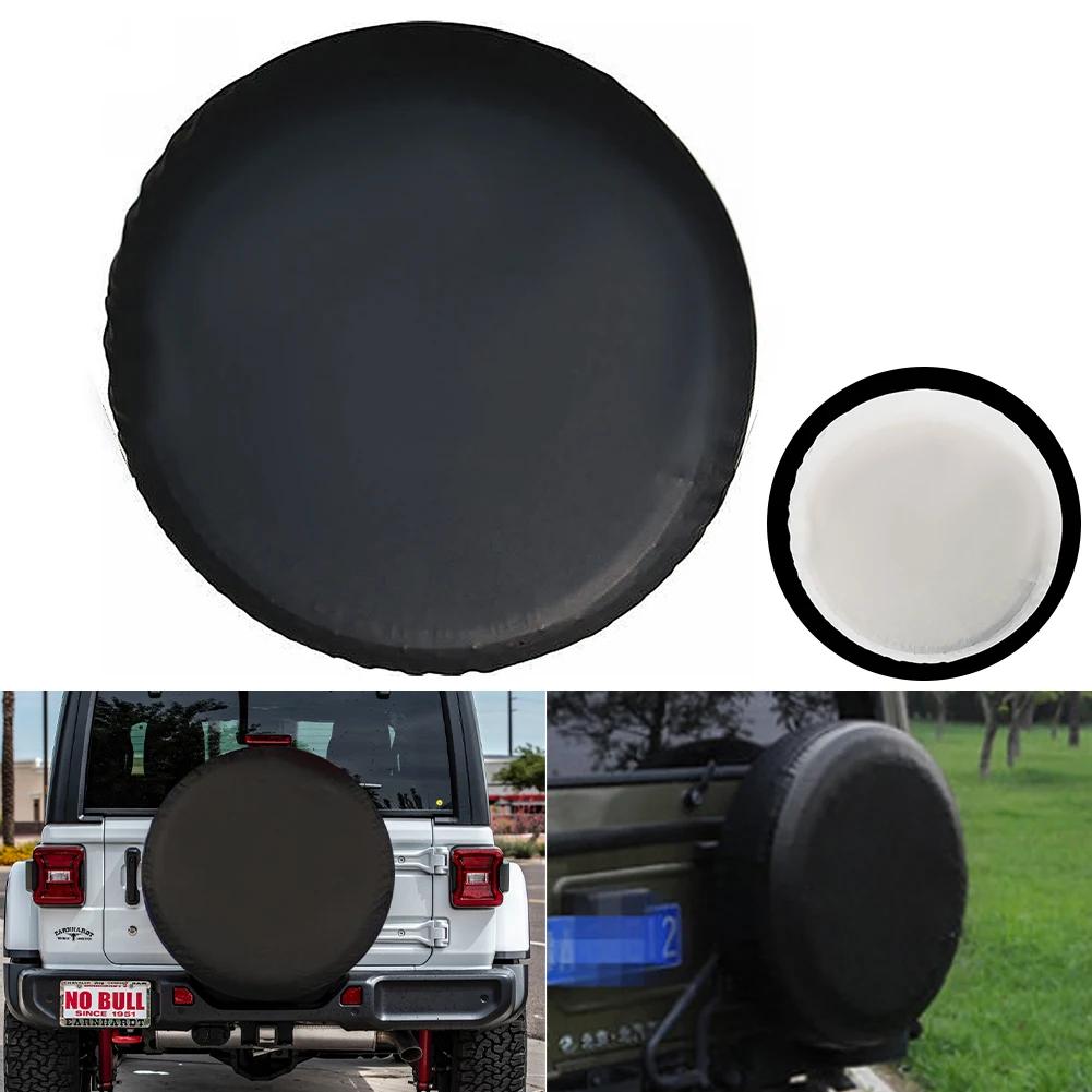 Car Spare Tire Cover PVC Leather Thickening Spare Wheel Protection Cover Car Accessories Dust & Sun Protection 14/15/16/17inch