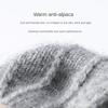 Half Finger Flip Korean Style Gloves Winter Women's Cute Fleece-Lined Cold-Proof Warm Wool Knitted Autumn and Winter Open Finger