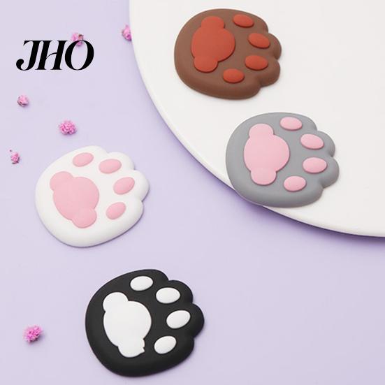 Easy To Install Doorknob Cushioning 2 Pcs Cat Paw Crash Pad Mute Cabinet Door Handle Noise Reduction Cover Lock Silencer Anti-Collision Wall Protector