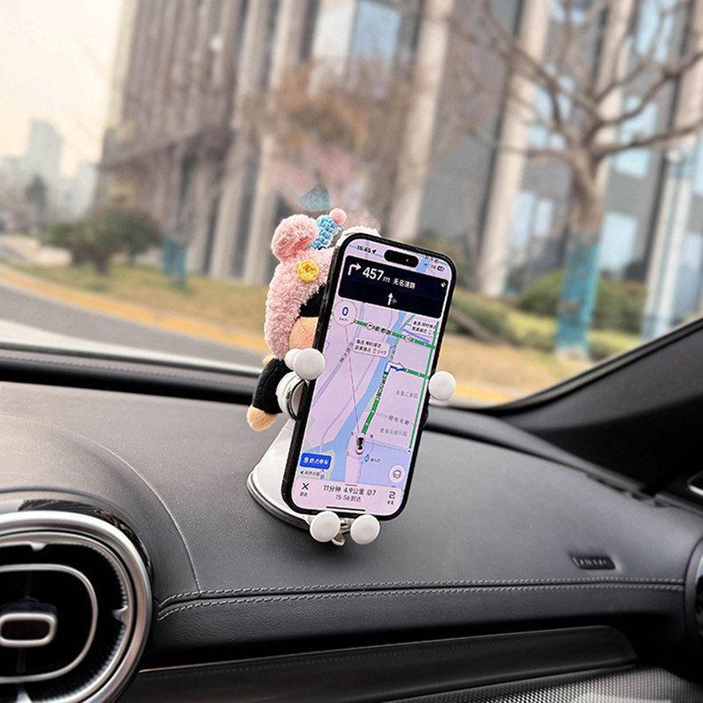 2026 High-End Dashboard Phone Holder with Suction Cup for Cars - Girls Edition