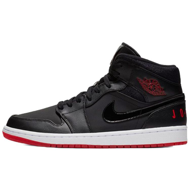 

Новые JORDAN 1 Mid Черный Университетский Красный BQ6578-001 42