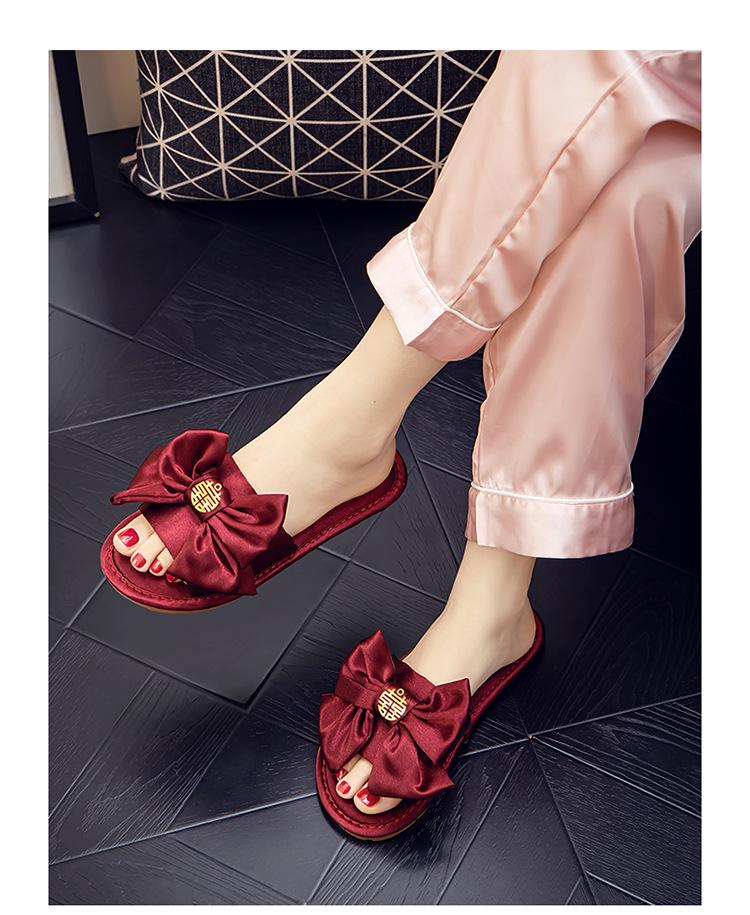 Auspicious Red Wedding Slippers Set for Bride & Groom - Spring/Summer Collection