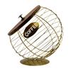 Iron Art Coffee Capsules Storage Rack Convenient Diagonal Basket for Kitchen Countertop Espresso Pods Storage Container