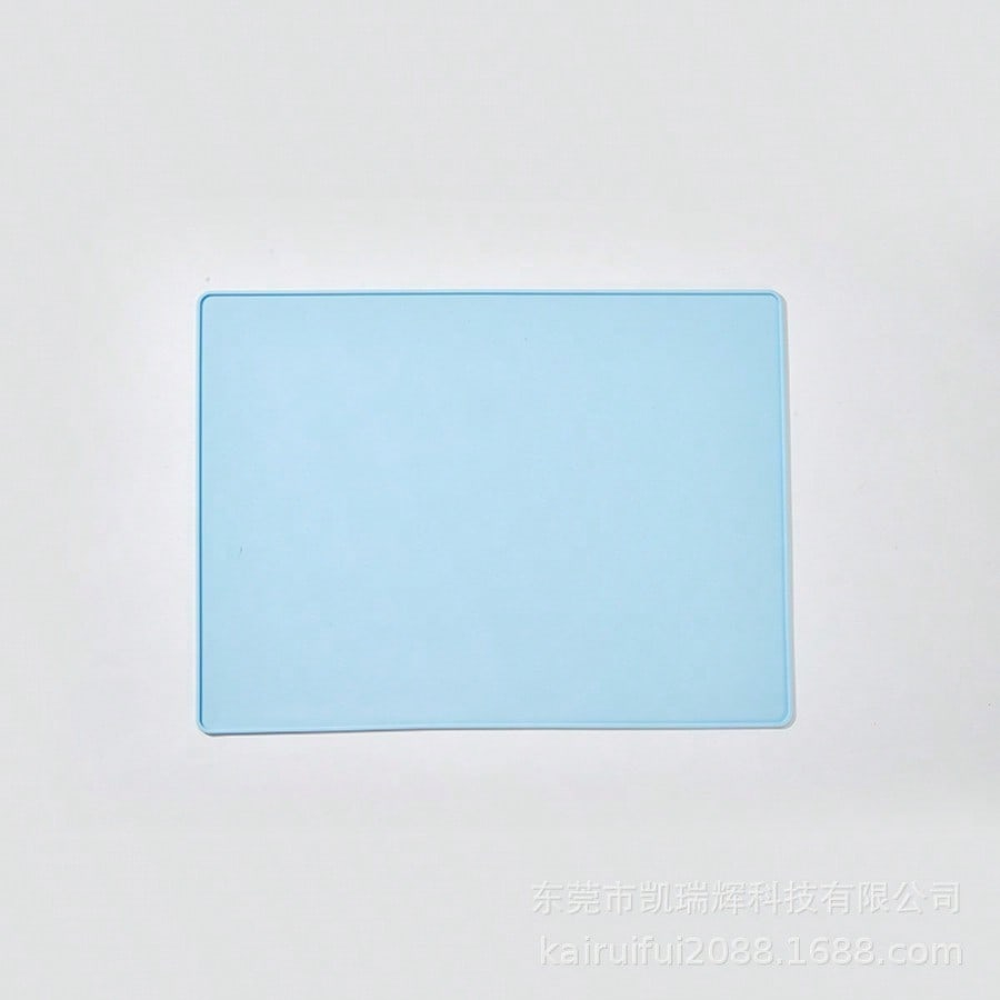 Kitchen dining table mat tableware non-slip and anti-scalding silicone placemat, high temperature resistant placemat