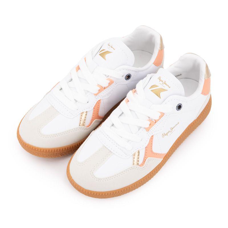 Baskets avec lacets cupsol gold semelle gomme Enfant PEPE JEANS