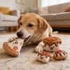 Engaging Dog Plush Squeaky Toy with Builtin Sound Maker Playtimes Interaction Indoor Entertainment Activity Toy