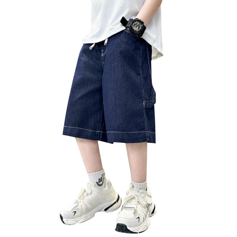 Boys' Summer Denim Mid-Length Shorts - 2026 Trendy Lightweight Style