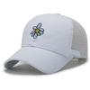 Flowers Letter M Embroidery Baseball Cap Breathable Outdoor Sun Hat Protection