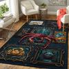 Crab Gallery Pattern Rug Floor Mat for Living Room or Bedroom Soft and Comfortable Carpet a Gift for Birthday and Holiday.