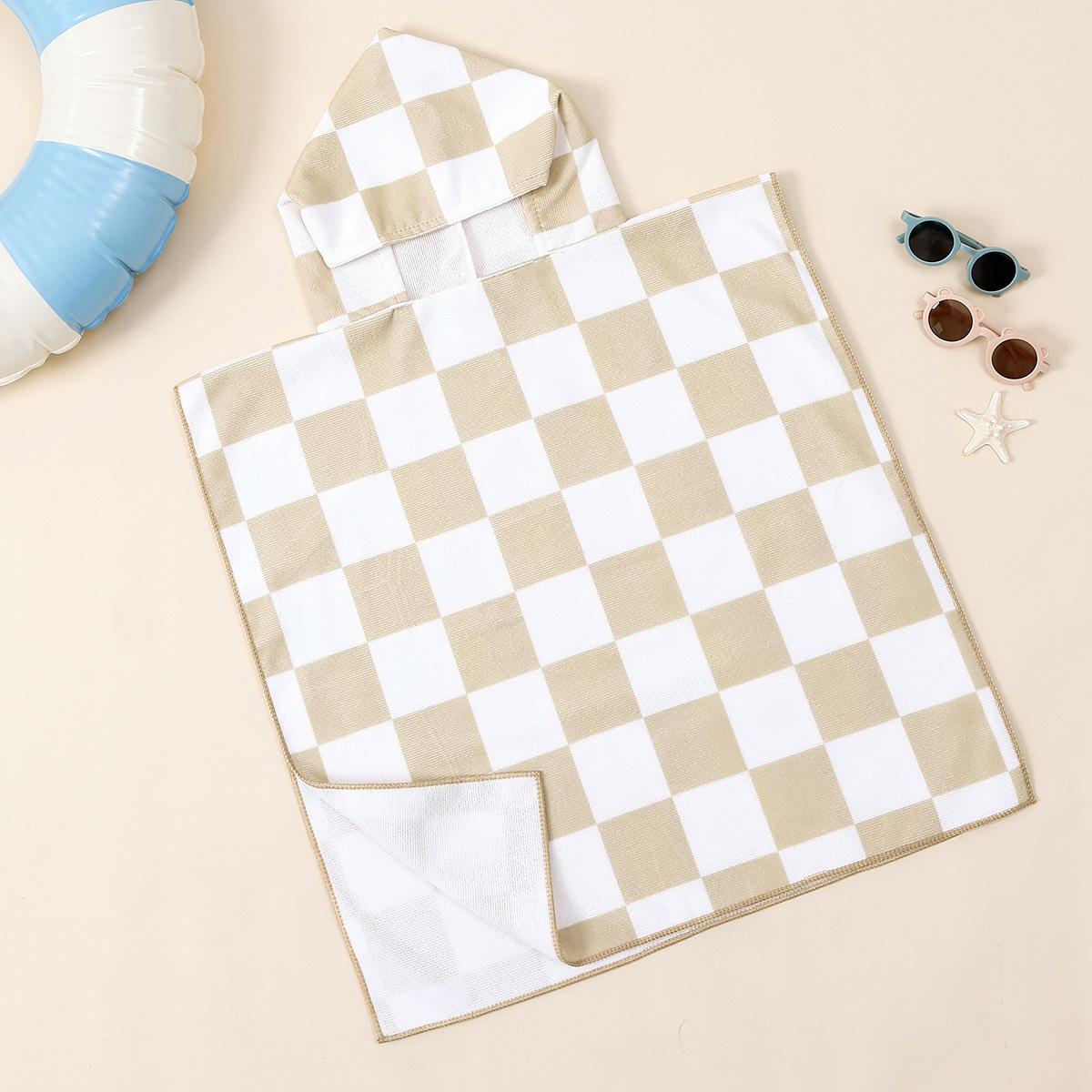 

Мягкое и Впитывающее Детское Банное Полотенце с Капюшоном - С Рисунками Голубого Дельфина и Акулы, Быстросохнущее и Многофункциональное 60*60CM