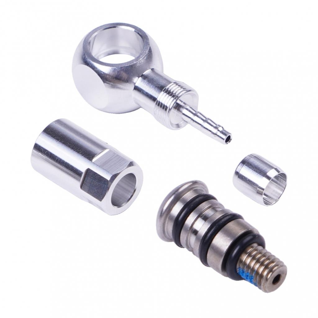 Elegante Aluminium-Banjo-Verschraubung mit zuverlässiger M5-Schraube für ZOOM875e Bremsen