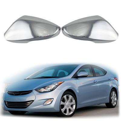 Chrome Rearview Car Stickers Accessories Side Door Mirror Covers Trim Paste Style For Hyundai Elantra 2011 2012 2013 2014 2015