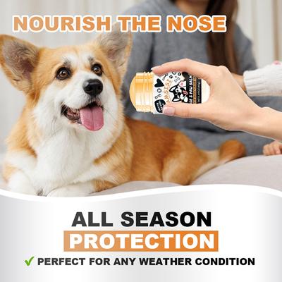 Balsam für Hundenasen und -pfoten, Pfotencreme für Hunde, Pfotenschutzcreme für Katzen und Hunde, Feuchtigkeitscreme für Haustierfüße, Reparatur rissiger Haustierfüße, Haustierzubehör