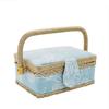 Sewing Storage Box Craft Sewing Tool Layer Needle Thread Basket Floral Thimble Thread Needle Sewing Organizer Accessories