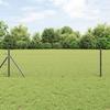 Hexagonal Fence vidaXL Grey 0.8x25 M Steel 3352810