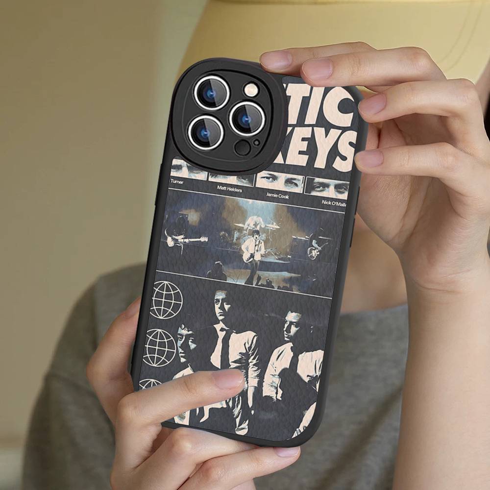 Logo A-Arctic M-Monkeys Phone Case For IPhone 16 15 14 13 Pro Max 11 12 Plus Leather Silicone Cover
