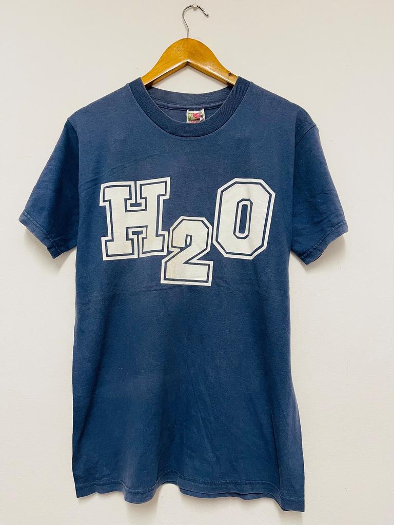 Vintage 90. léta H20 : H20 1996 Hardcore Punk Rock Hudební tričko / Skate Punk / Hudba / Turné / Punk / Streetwear / Modrá / M
