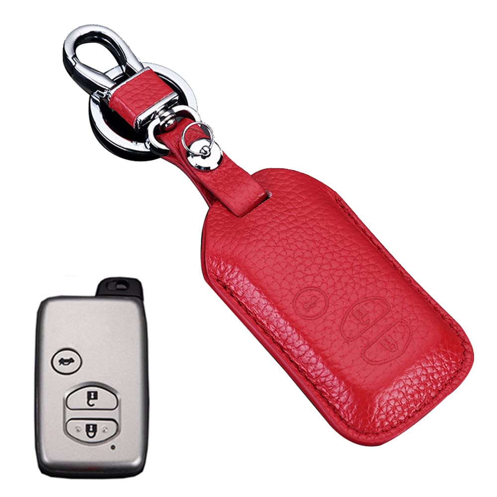 

Toyota Smart Key Case, Key Cover, 3 Buttons, Genuine Leather, Specially Designed for Toyota, FT-L-3J-LZP-15