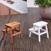 1:12 Dollhouse Miniature Stools Step Stool Square Stool Small Bench Model Living Room House Furniture Decor Toy