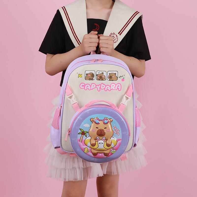 Lightweight Student Schoolbag 3D Shell Ultra-Light Weight-Reducing Backpack for Kindergarten Boys and Girls
