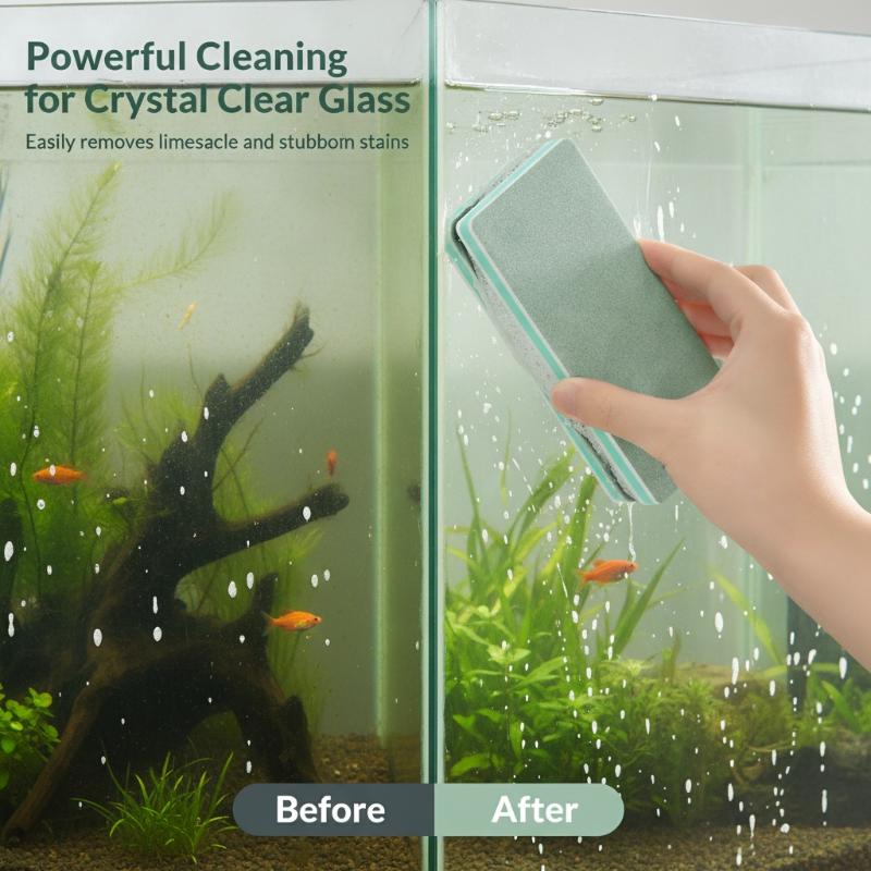6Pcs Cleaning Tool Glass Scale Magic Scrubber Cleaning Brush Home Bathroom Mirror Shower Tile Strong Scale Removal Water Brush