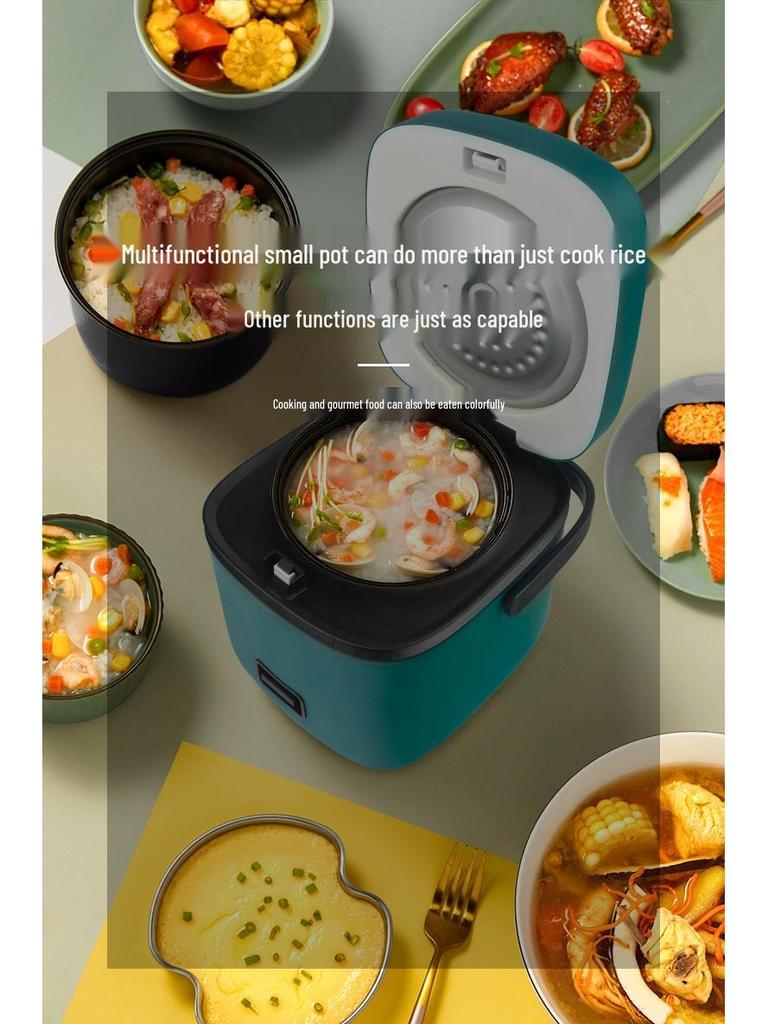 Compact Portable Mini Rice Cooker – Household Kitchen Appliance