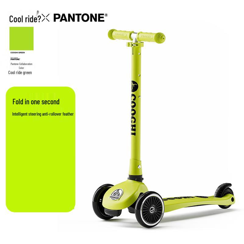 Cool Ride Kids Foldable Height-Adjustable Scooter