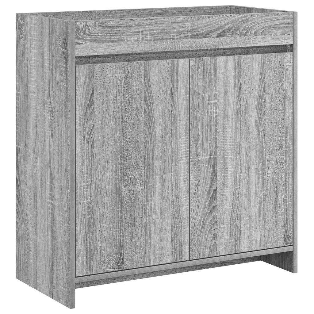 Bathroom Vanity Unit Gray Sonoma 78.5 x 37.5 x 81 cm Particleboard