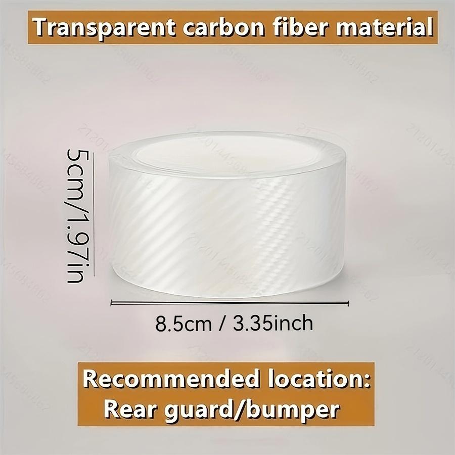 

2 рулона защиты кромки двери прозрачная лента с текстурой углеволокна противоударная клейкая лента подходит для моделей автомобилей защита кромки дверного проема 2pcs