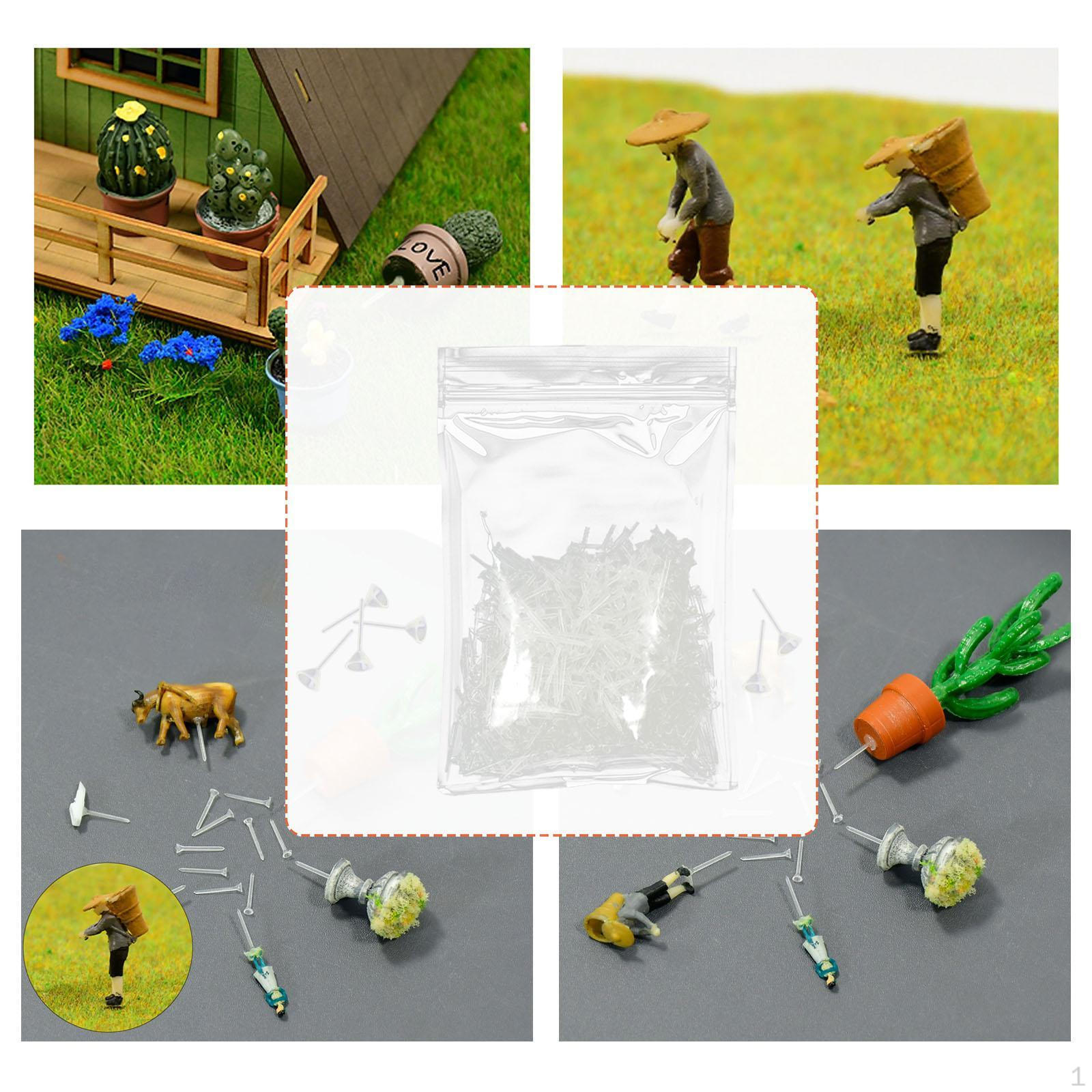 1000x Micro Landscape Ornaments Pin Stakes Pins for Miniature Fairy Garden