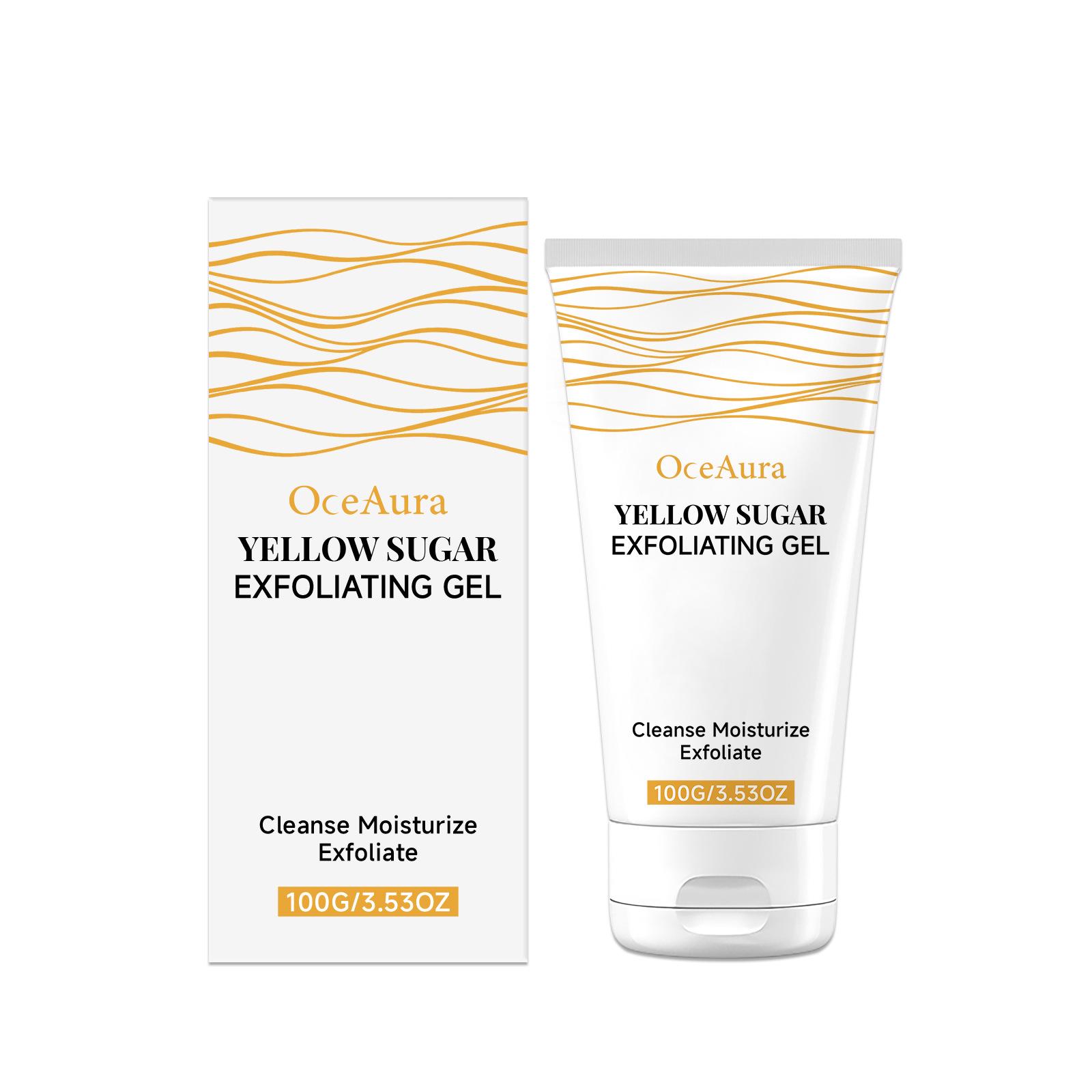 

OCEAURA Brown Sugar Exfoliating Gel: Gentle Moisturizing Cleanser for Smooth, Refreshed Skin
