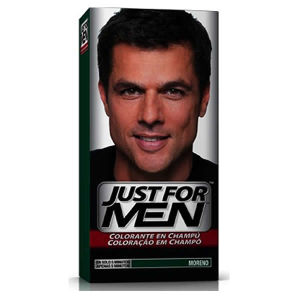 Just For Men Shampoing Colorant Brun Foncé Noir 66 ml