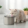 Stainless Steel Automatic Circulating Cat Water Fountain with Visible Water Level