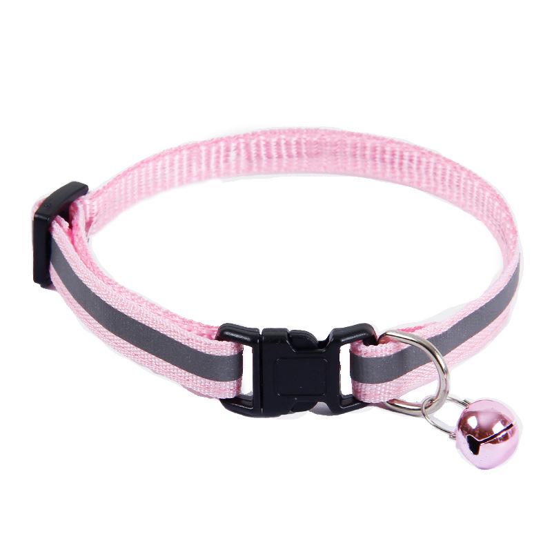Reflective Cat & Dog Collar with Luminous Bell